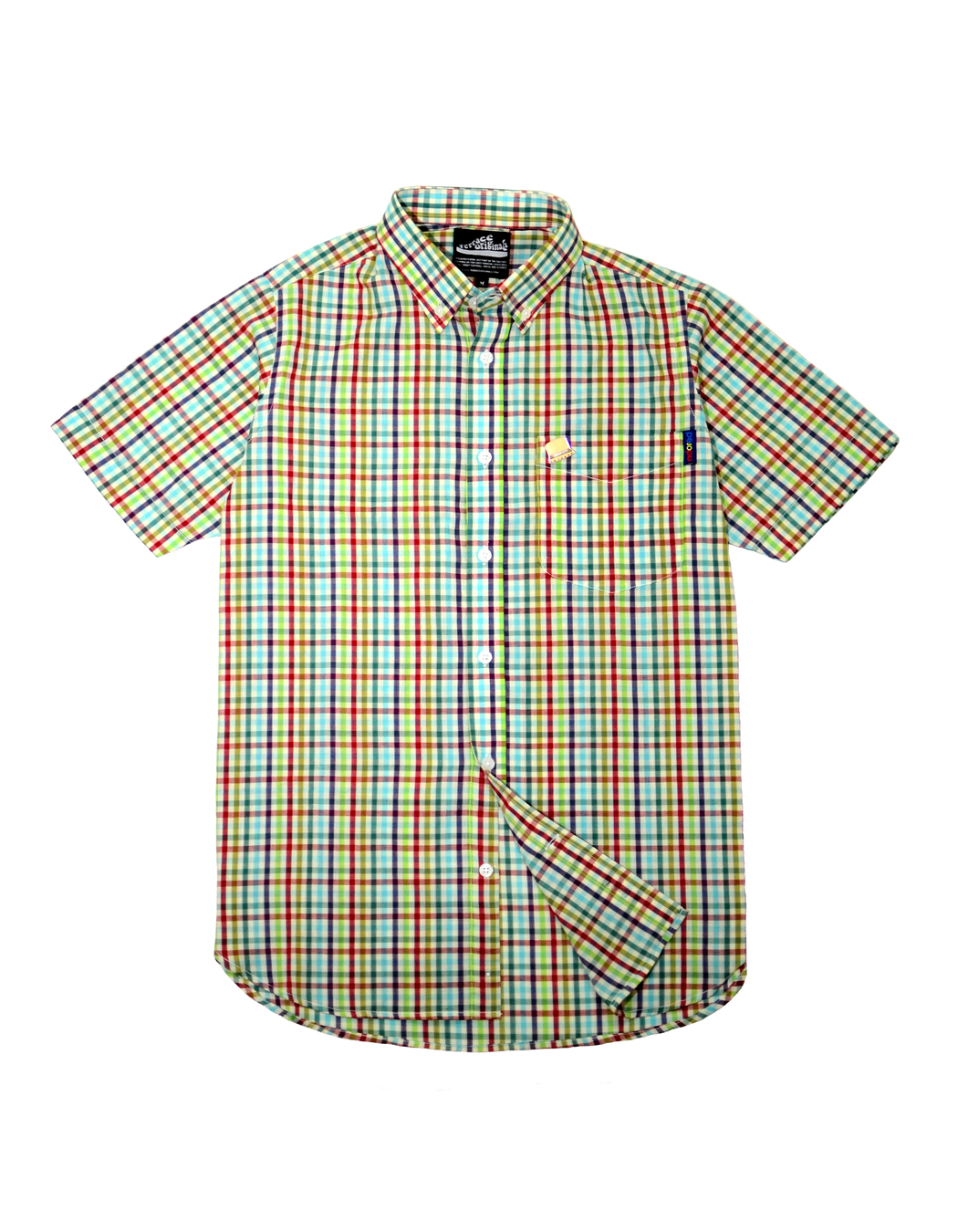 S/S Adored Small Check Shirt - Multicoloured | Terrace Originals